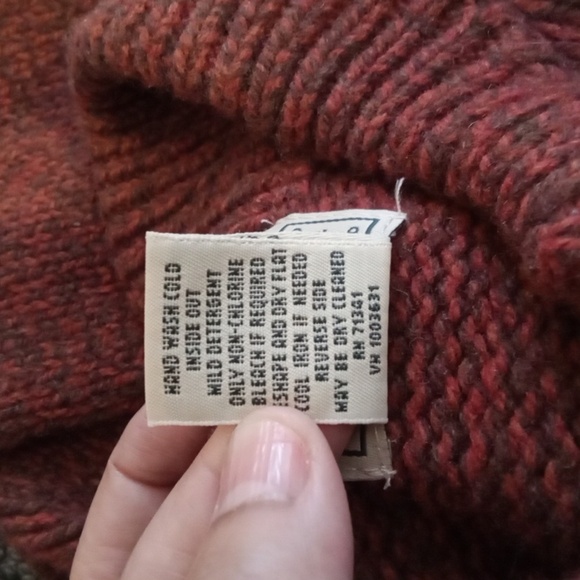 Ll Bean Classic Ragg Lambs Wool Mens Sweater Henley Knit Pullover Gradpacore Xl - Picture 5 of 10